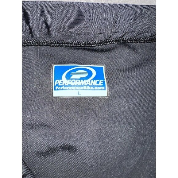 PERFORMANCE BIKE Black Cycling Padded Leggings Pants Sz L - Picture 7 of 9